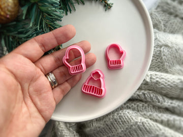 Christmas Shape Collection Mitten | Beannie |Polymer Clay Cutter • Fondant Cutter • Cookie Cutter